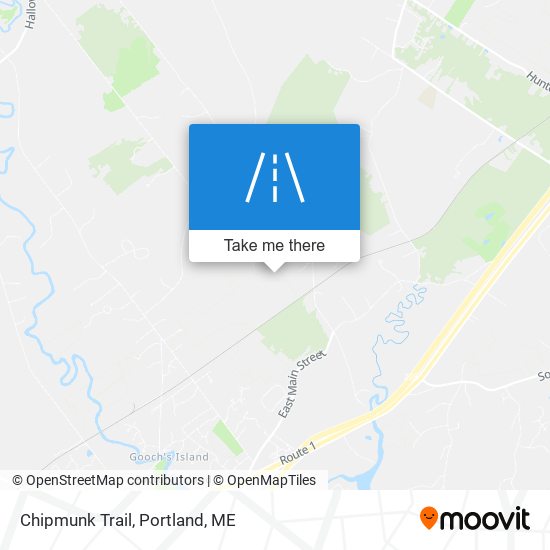 Chipmunk Trail map