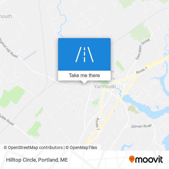 Hilltop Circle map