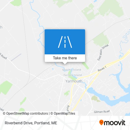 Riverbend Drive map