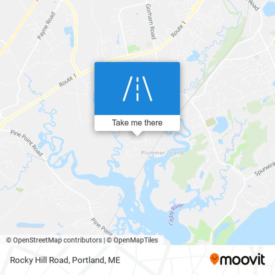 Rocky Hill Road map