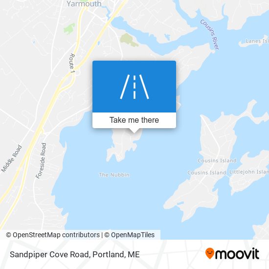 Sandpiper Cove Road map
