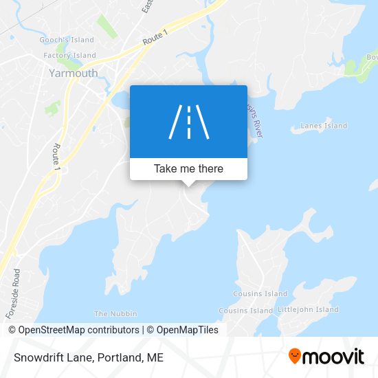 Mapa de Snowdrift Lane