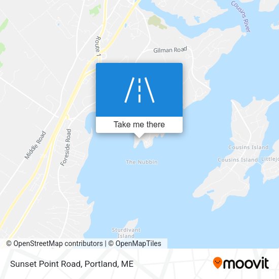 Mapa de Sunset Point Road