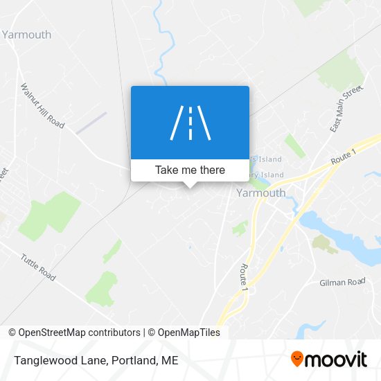 Mapa de Tanglewood Lane