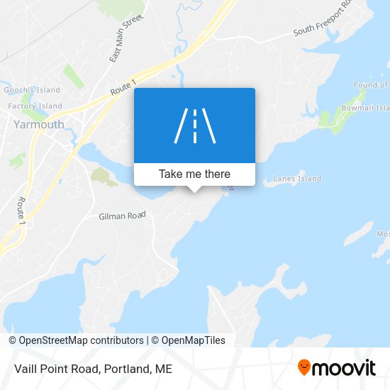 Mapa de Vaill Point Road