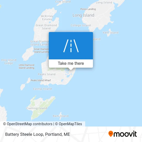 Battery Steele Loop map