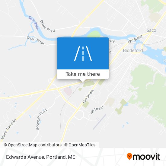 Edwards Avenue map