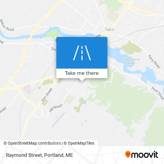 Mapa de Raymond Street