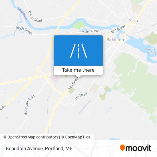 Beaudoin Avenue map