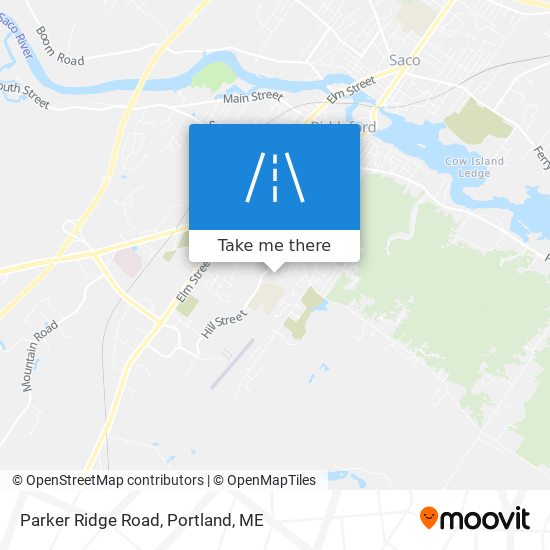 Parker Ridge Road map
