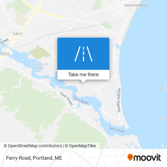 Ferry Road map