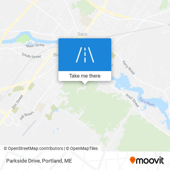 Parkside Drive map