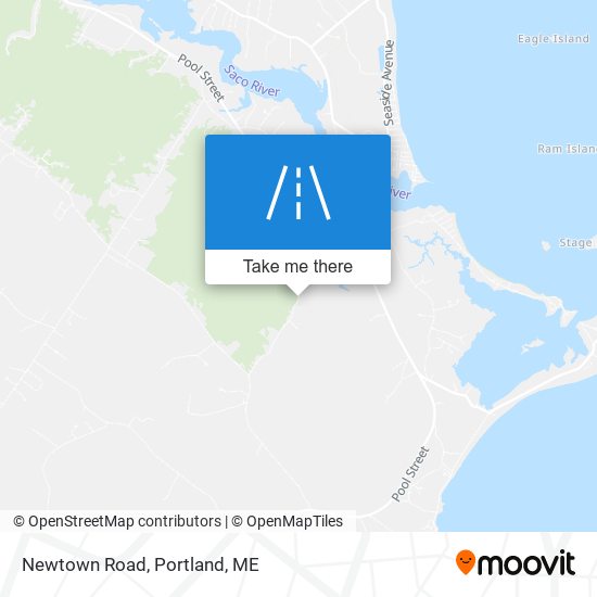 Newtown Road map