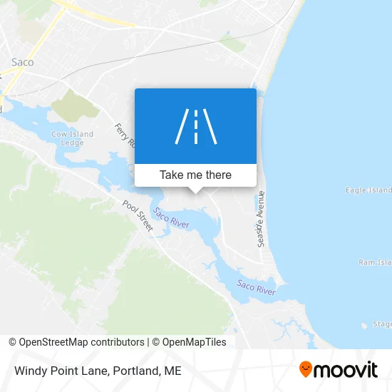 Windy Point Lane map