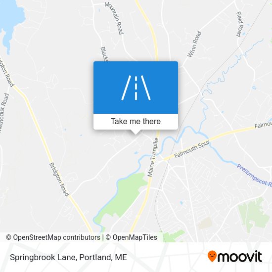 Springbrook Lane map