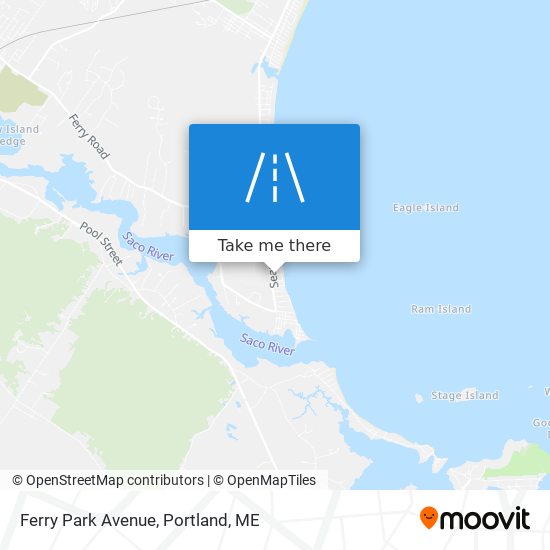 Ferry Park Avenue map