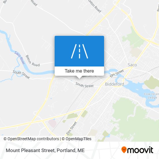 Mapa de Mount Pleasant Street