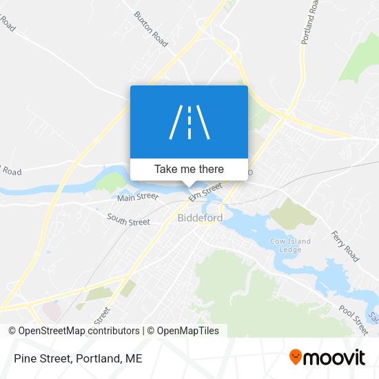 Mapa de Pine Street