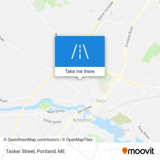 Tasker Street map