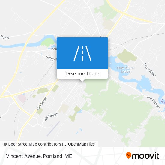 Vincent Avenue map