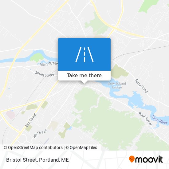 Bristol Street map