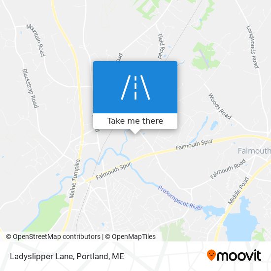 Ladyslipper Lane map