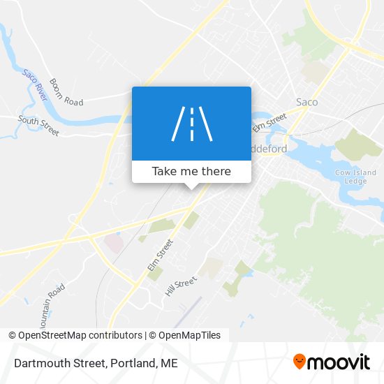 Mapa de Dartmouth Street