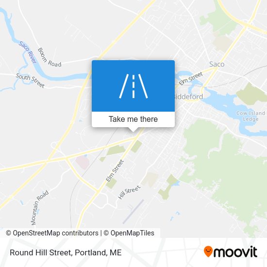 Mapa de Round Hill Street