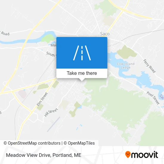 Meadow View Drive map