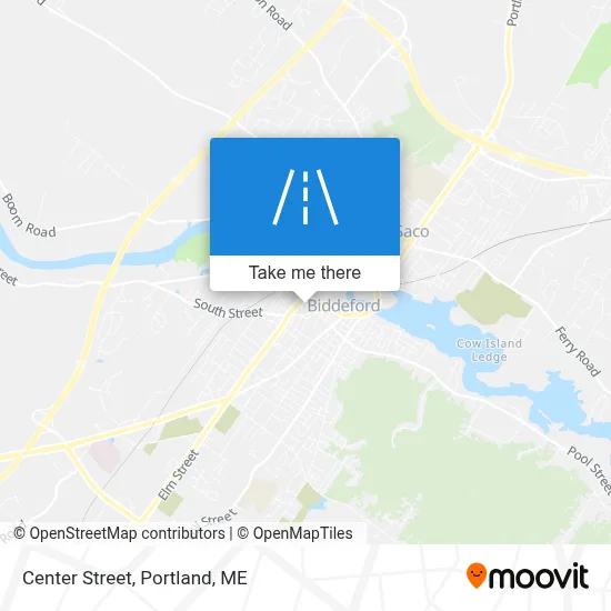 Center Street map