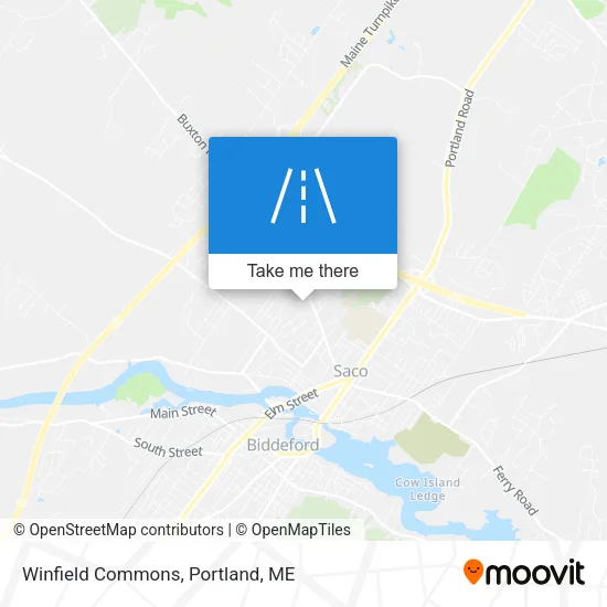 Winfield Commons map