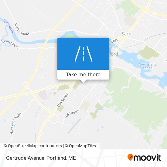 Gertrude Avenue map