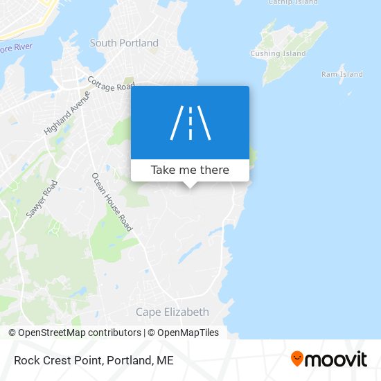 Rock Crest Point map