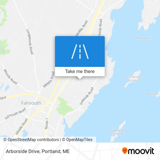 Arborside Drive map