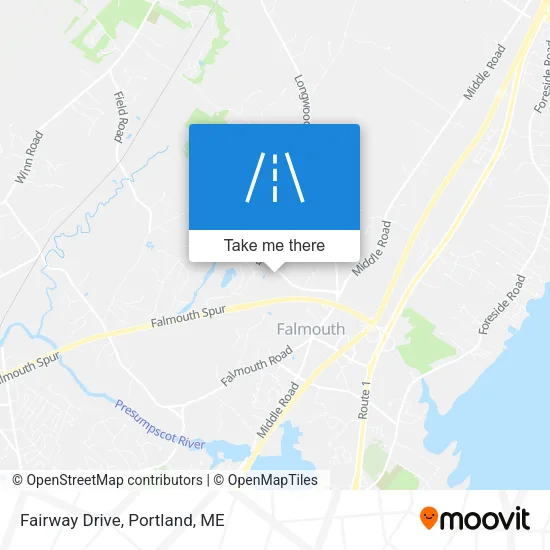 Mapa de Fairway Drive