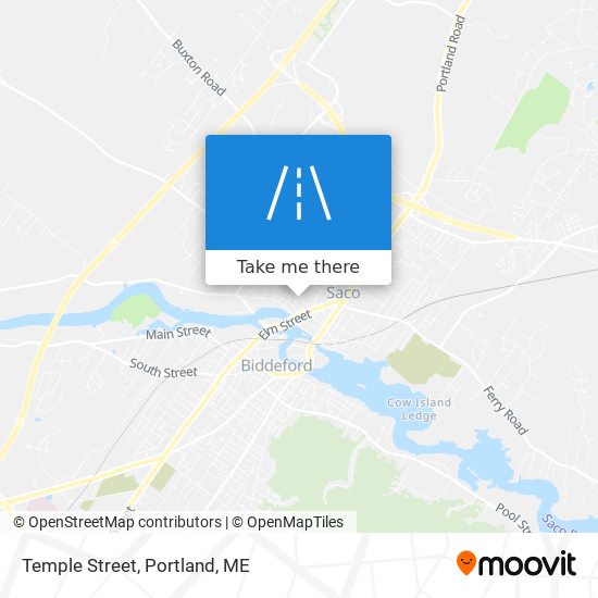 Temple Street map