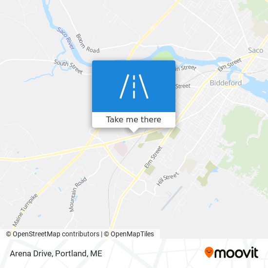 Arena Drive map