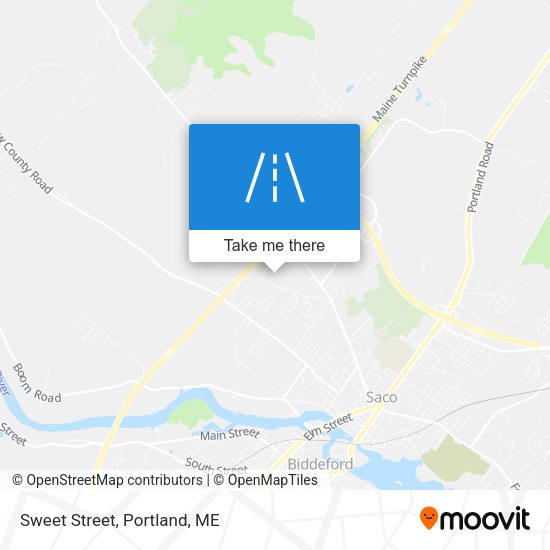 Mapa de Sweet Street
