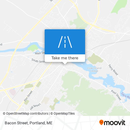 Bacon Street map