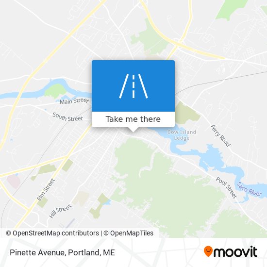 Pinette Avenue map