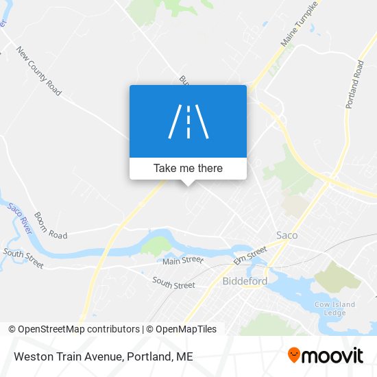 Mapa de Weston Train Avenue