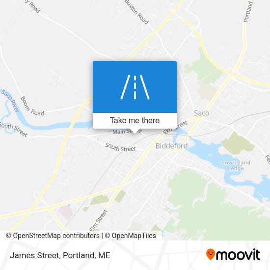 Mapa de James Street