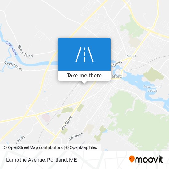 Lamothe Avenue map