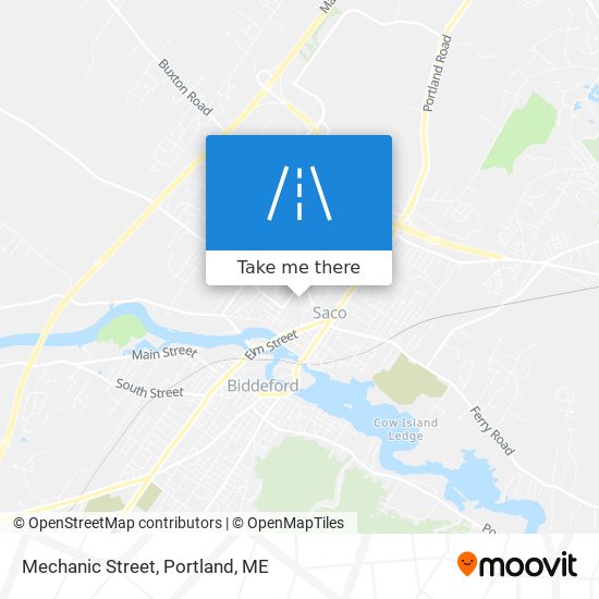 Mechanic Street map
