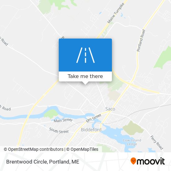 Brentwood Circle map