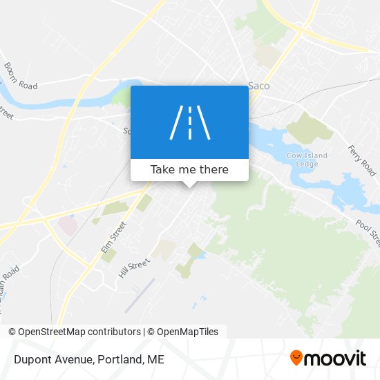 Mapa de Dupont Avenue