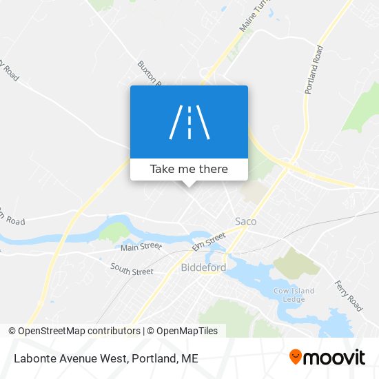 Labonte Avenue West map