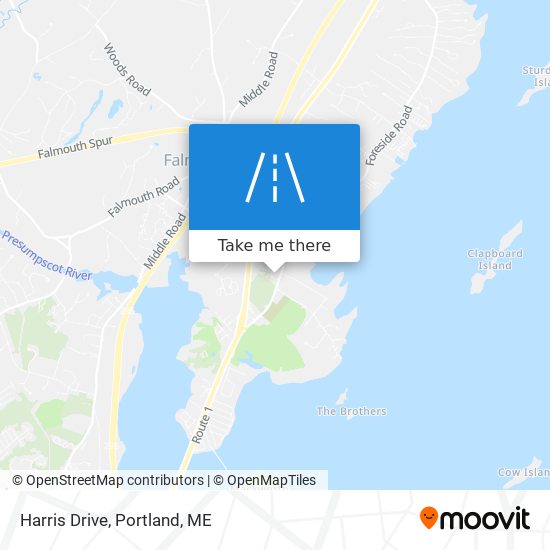 Harris Drive map