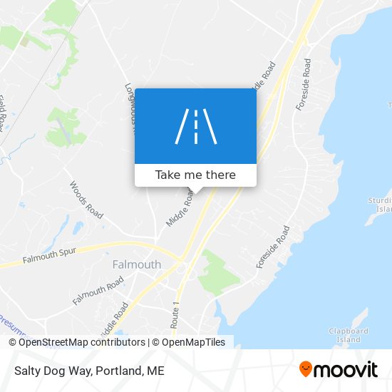 Salty Dog Way map