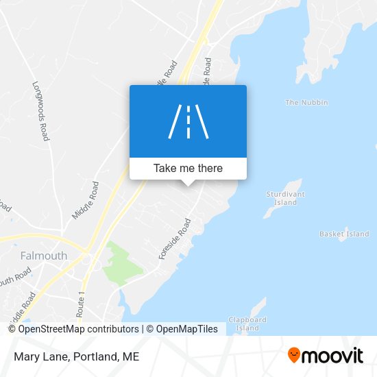 Mary Lane map